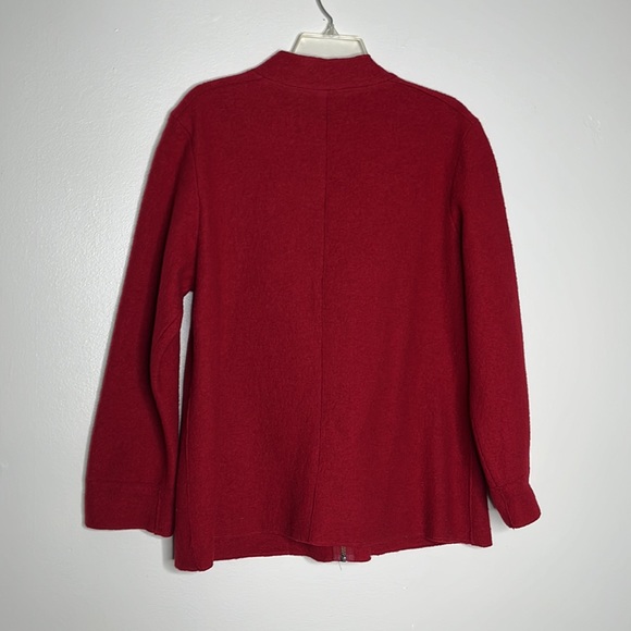 Pendleton 100% Merino Wool Buttonless Zip Up Shacket w/ Front Pockets Sz XL - Picture 8 of 11